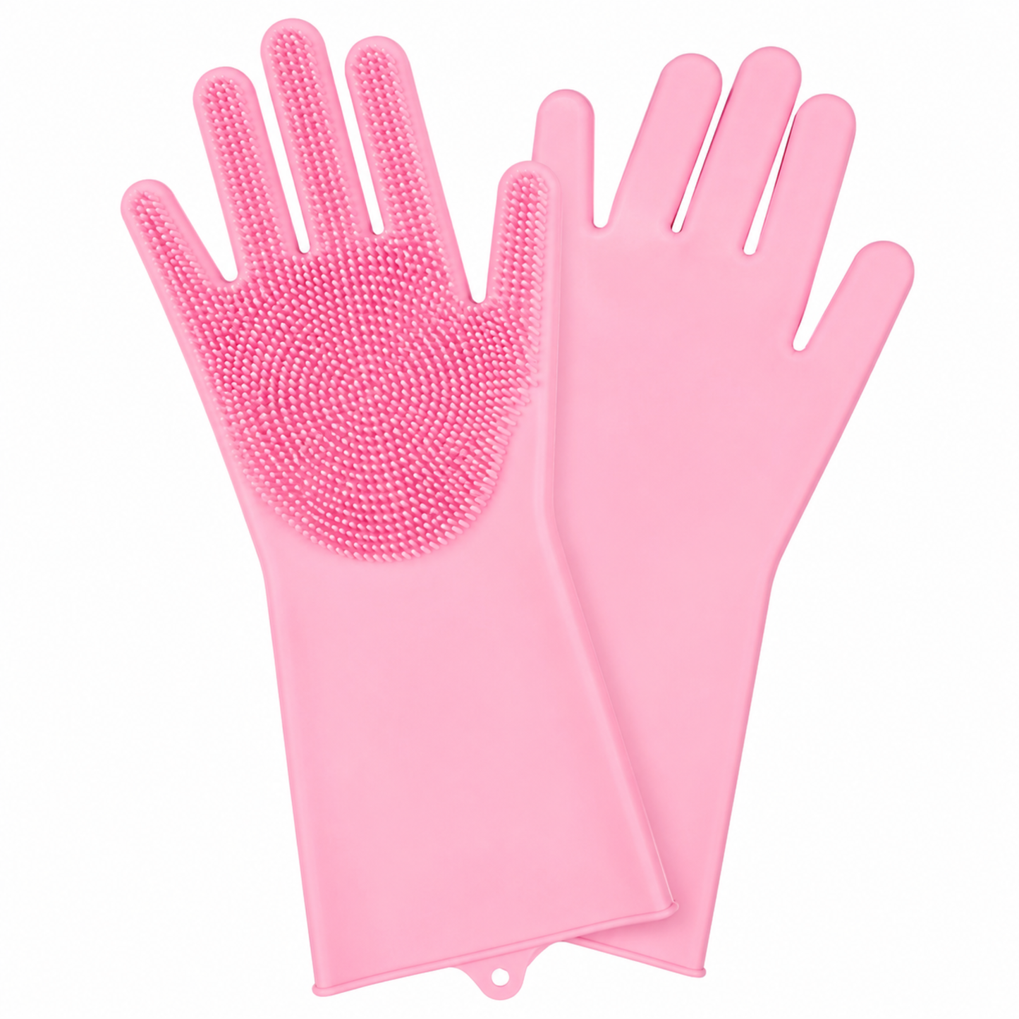 Silicone Dishwashing Gloves with Scrubber – Dhar's Enterprise