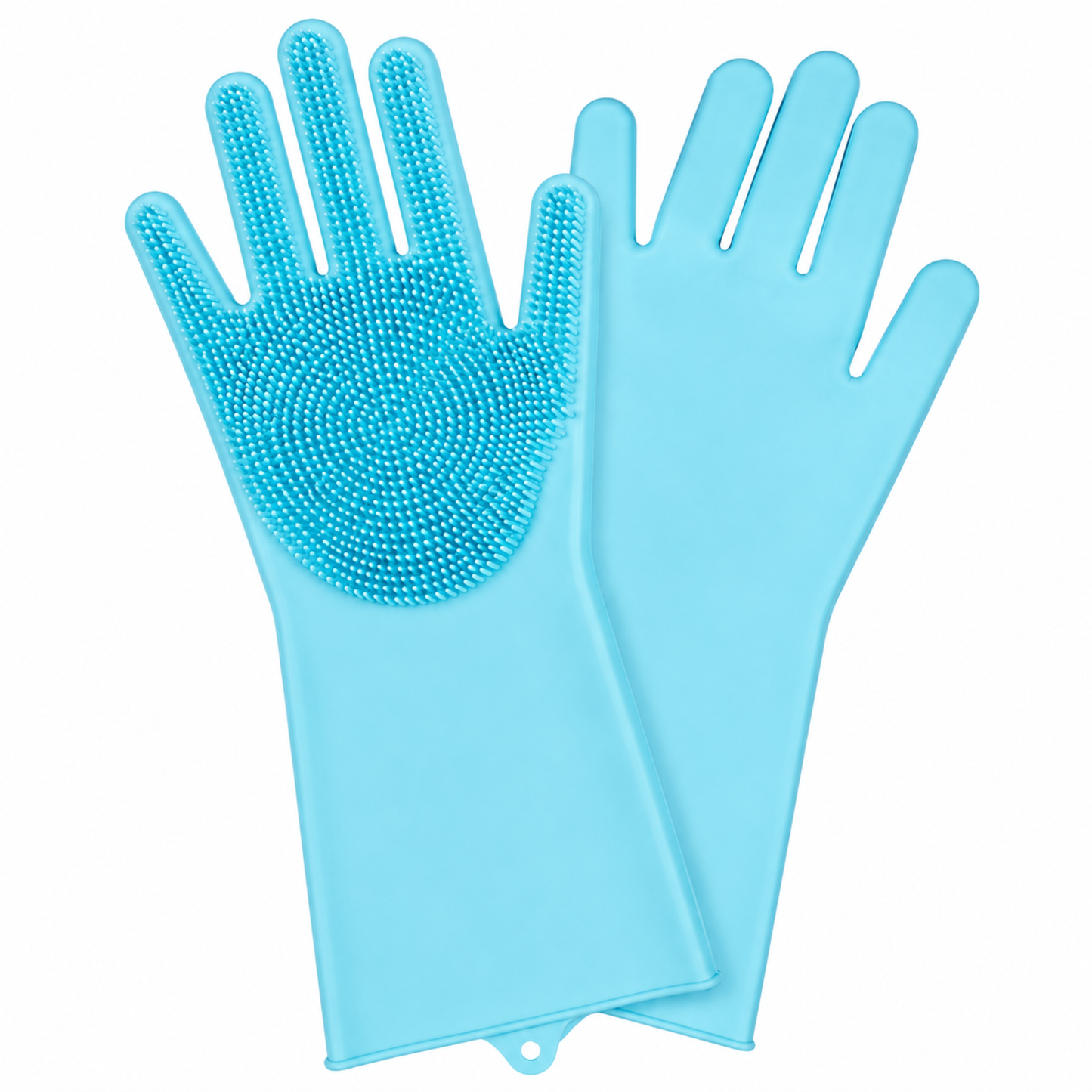 Silicone Dishwashing Gloves with Scrubber – Dhar's Enterprise