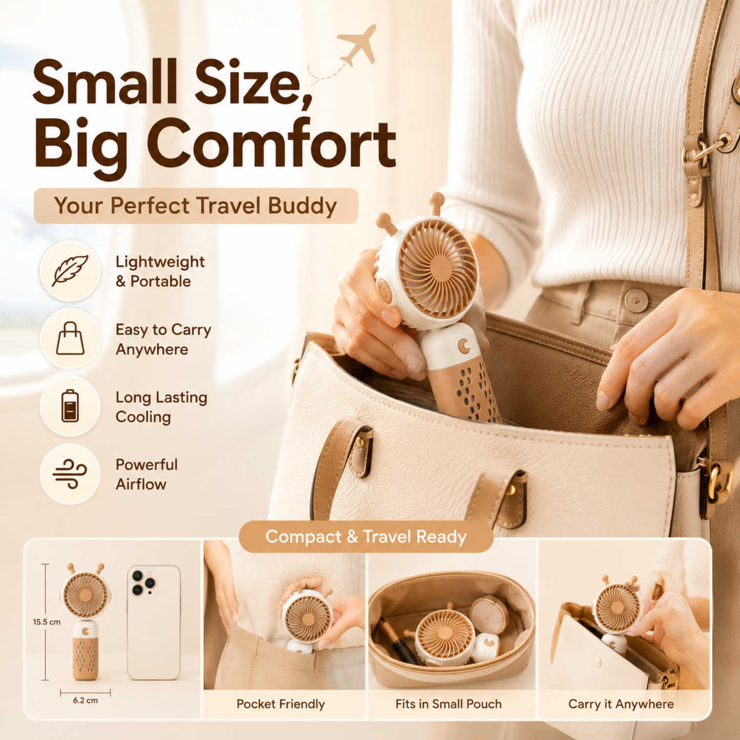 Snail Shape Portable Mini Fan – Dhar's Enterprise