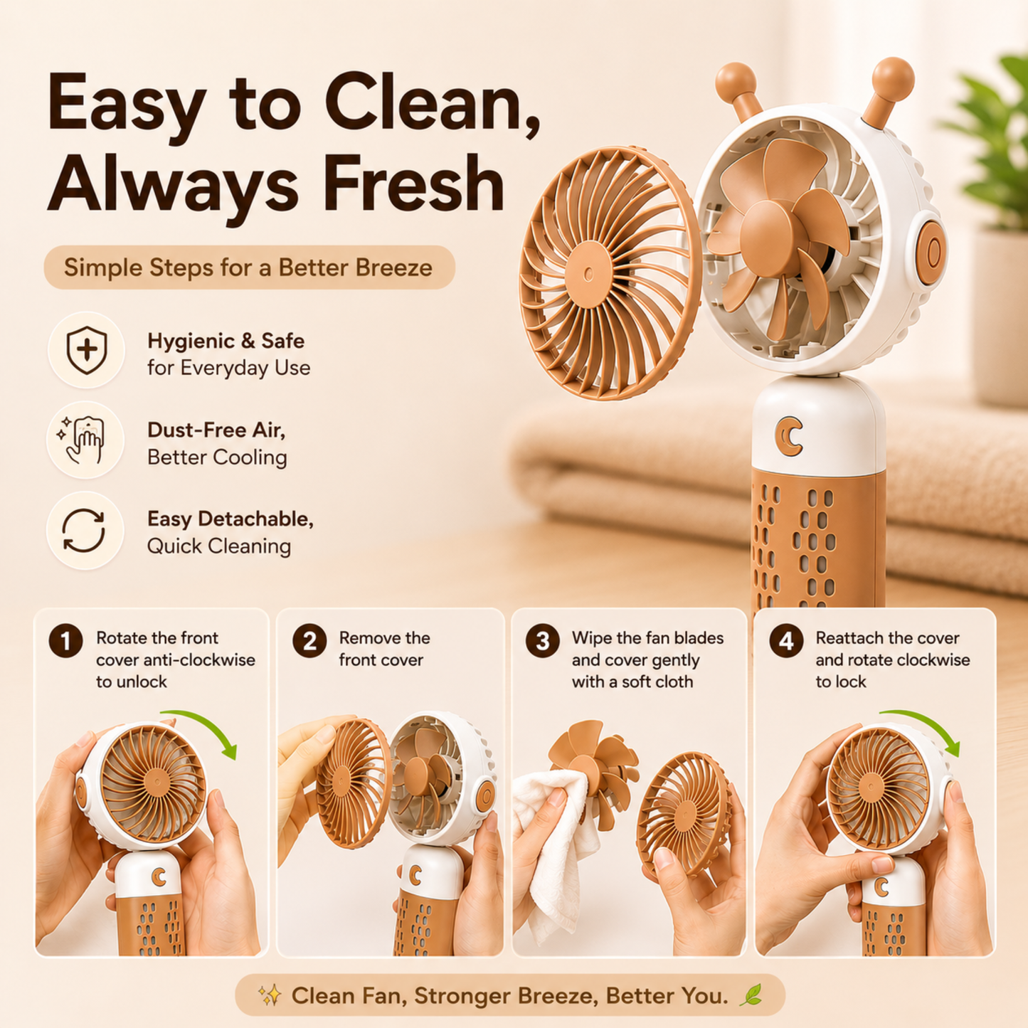 Snail Shape Portable Mini Fan – Dhar's Enterprise