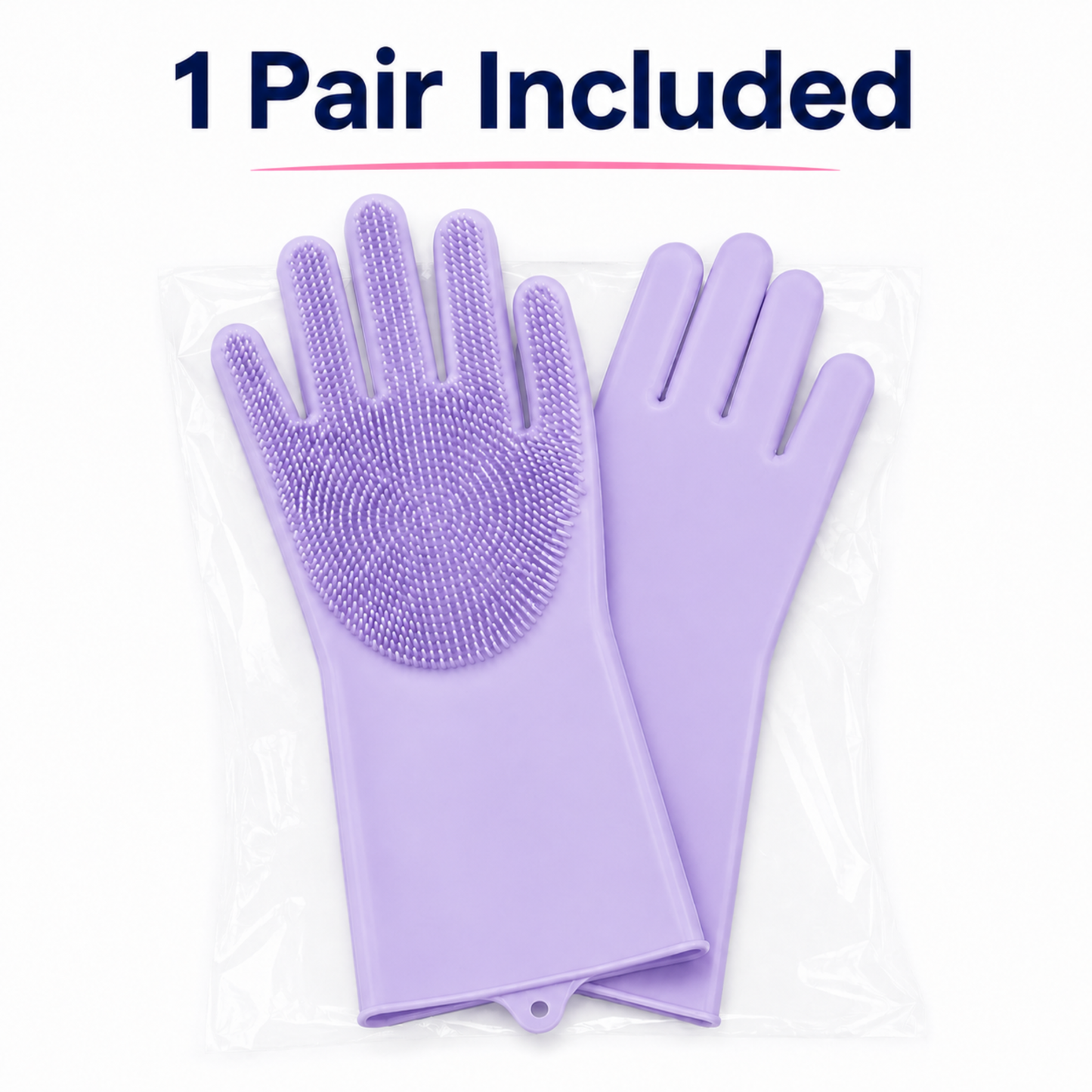 Silicone Dishwashing Gloves with Scrubber – Dhar's Enterprise