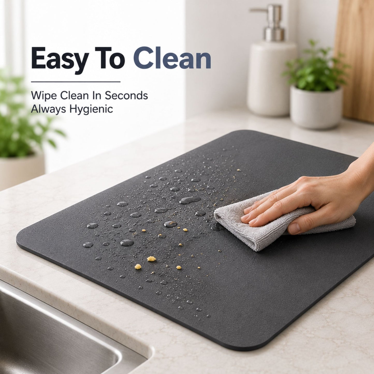 Diatomaceous Earth Stone Drying Mat – Dhar's Enterprise