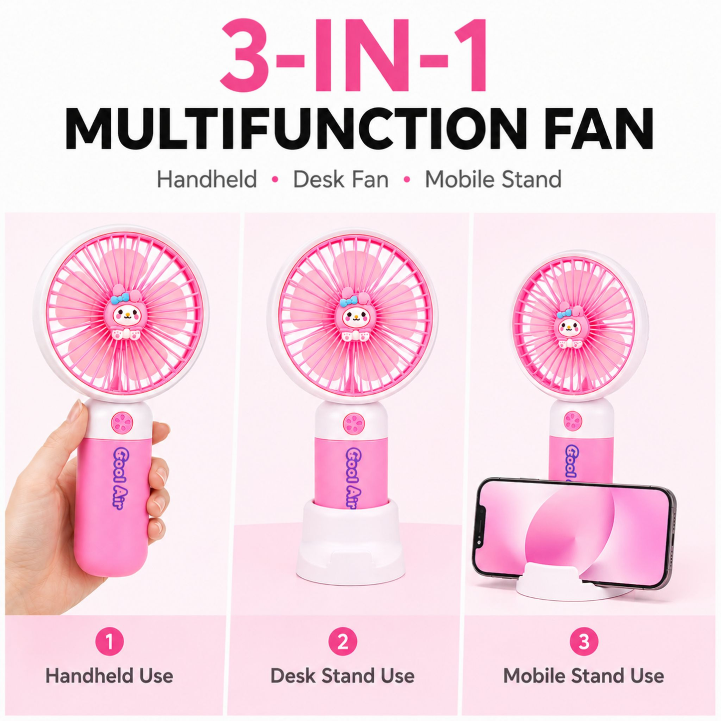 Kawaii Mini Desk Fan – Dhar's Enterprise