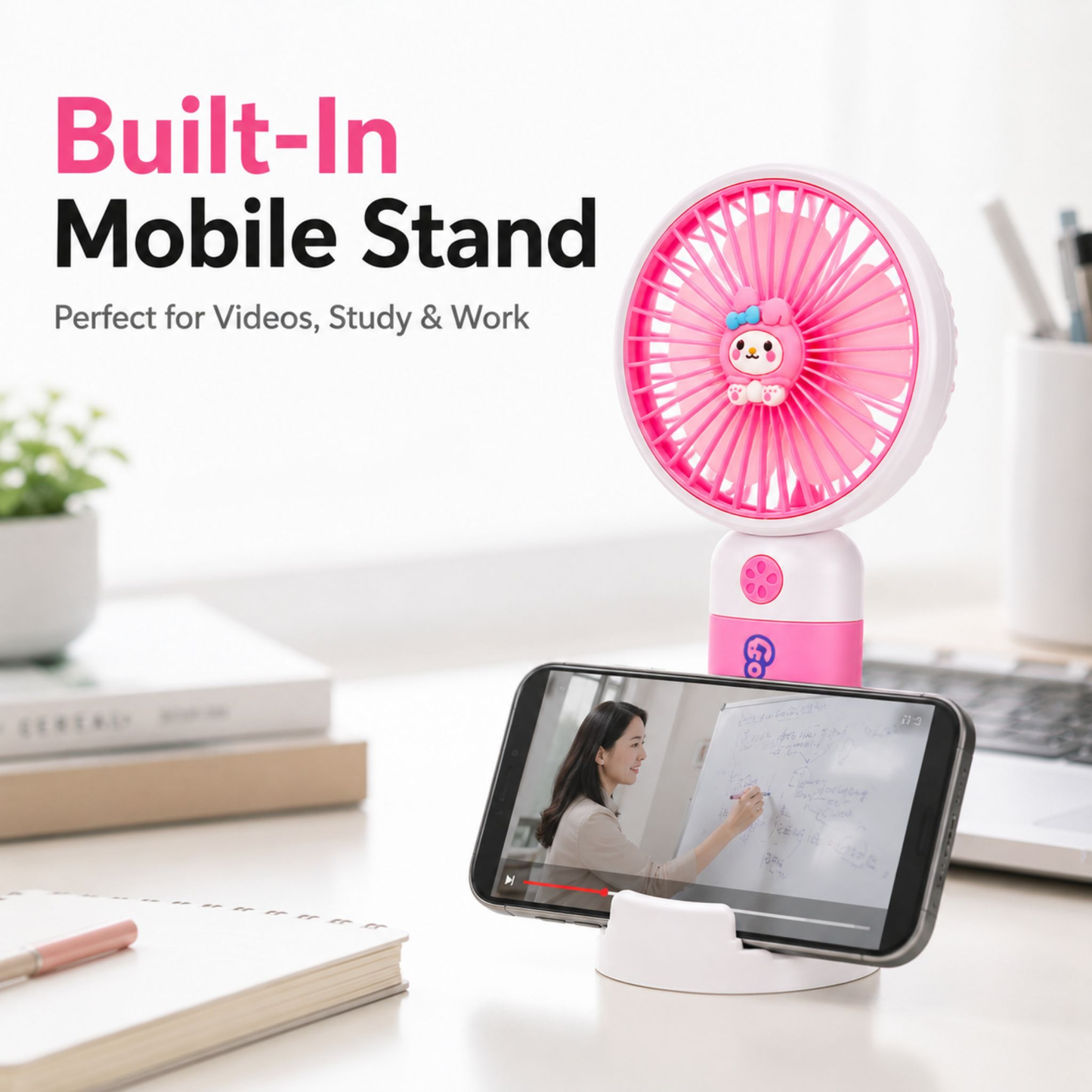 Kawaii Mini Desk Fan – Dhar's Enterprise