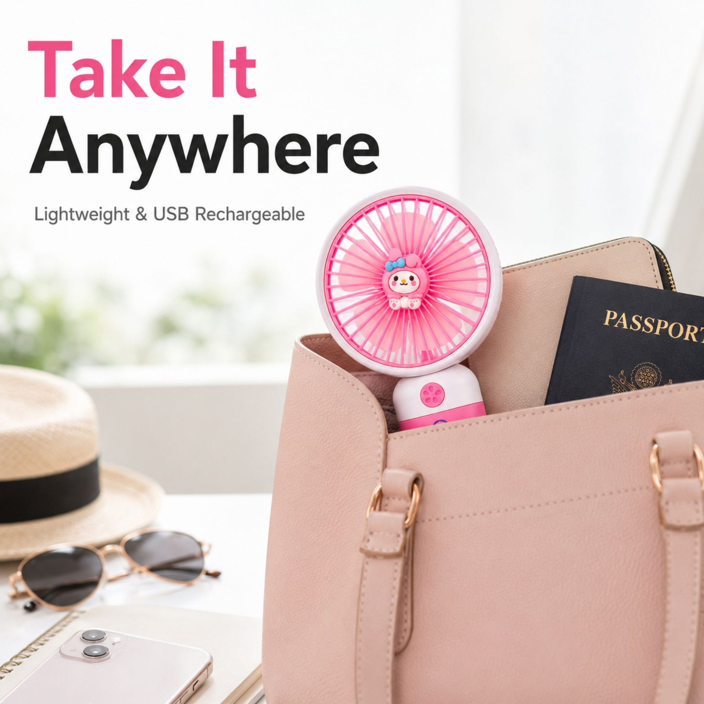 Kawaii Mini Desk Fan – Dhar's Enterprise