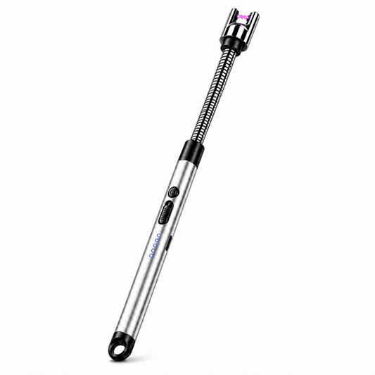 variant:Silver | Rechargeable Electric Arc Lighter | Clean colour hero image