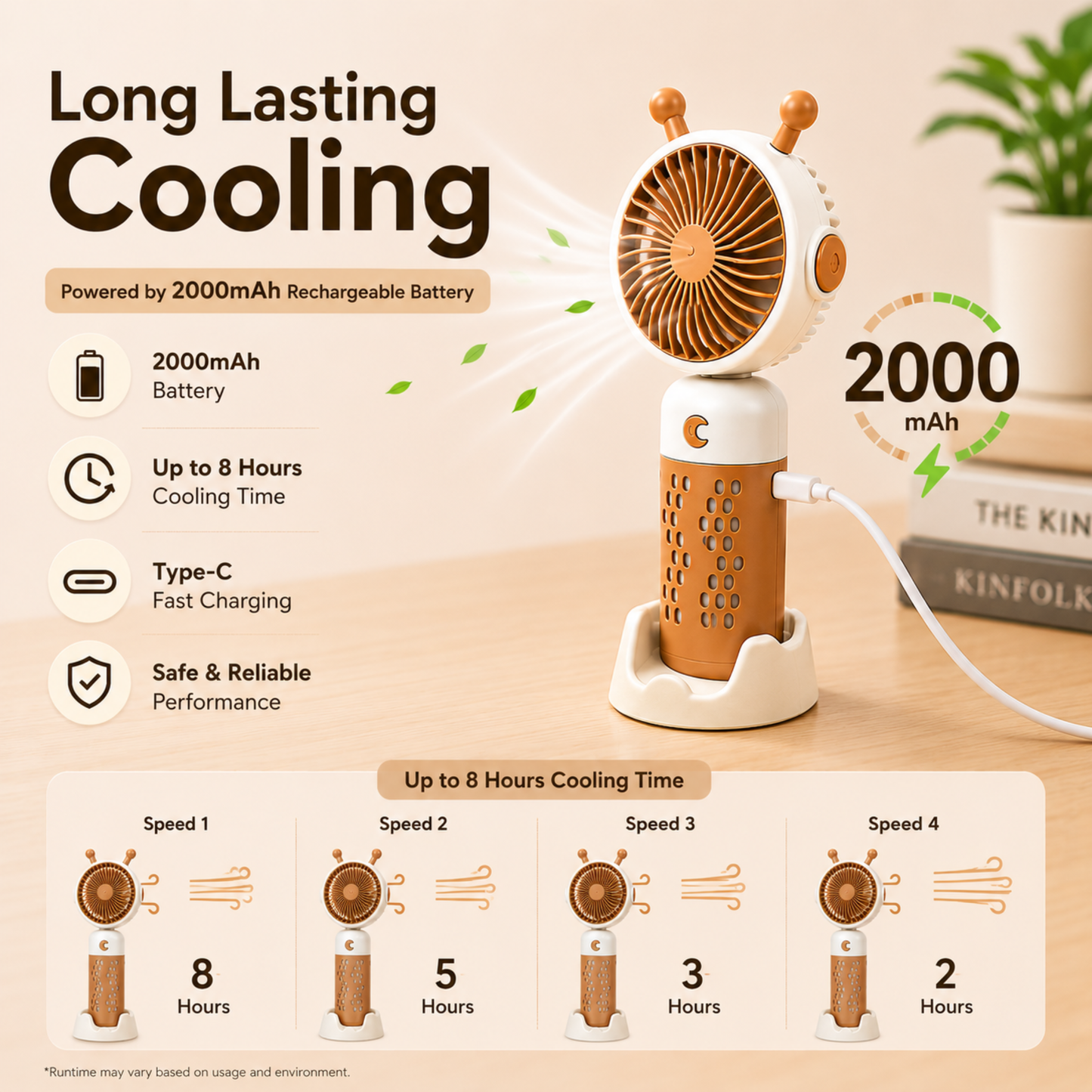 Snail Shape Portable Mini Fan – Dhar's Enterprise